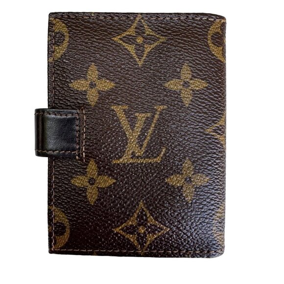 Louis Vuitton Monogram Canvas Vintage Card Holder Wallet Photo Album Snap Closur - Picture 8 of 8
